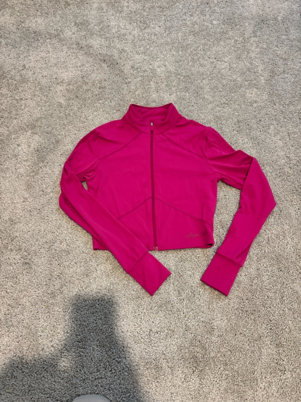 Alphalete Women's Bright Magenta Zip-Up Jacket
